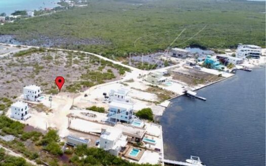 Prime Second-Row Waterview Lot in Tarpon Bay, Ambergris Caye