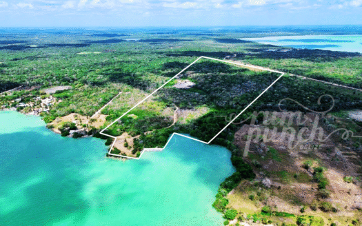 58 Acres with 1,000 Feet Seafront and unfinished house – Catfish Bight, Corozal