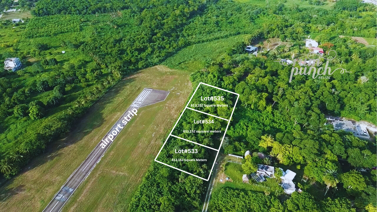 Prime Lot Available Near Ranchito Airstrip – Corozal Only $37,500 USD | Financing Available