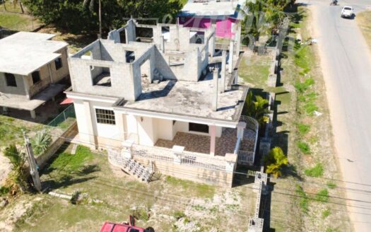 Versatile 2-Story Home on High Land in Corozal – Ideal for Family Living or Rental Income